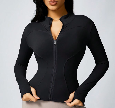 Pilates Stretch Zip Up Jacket