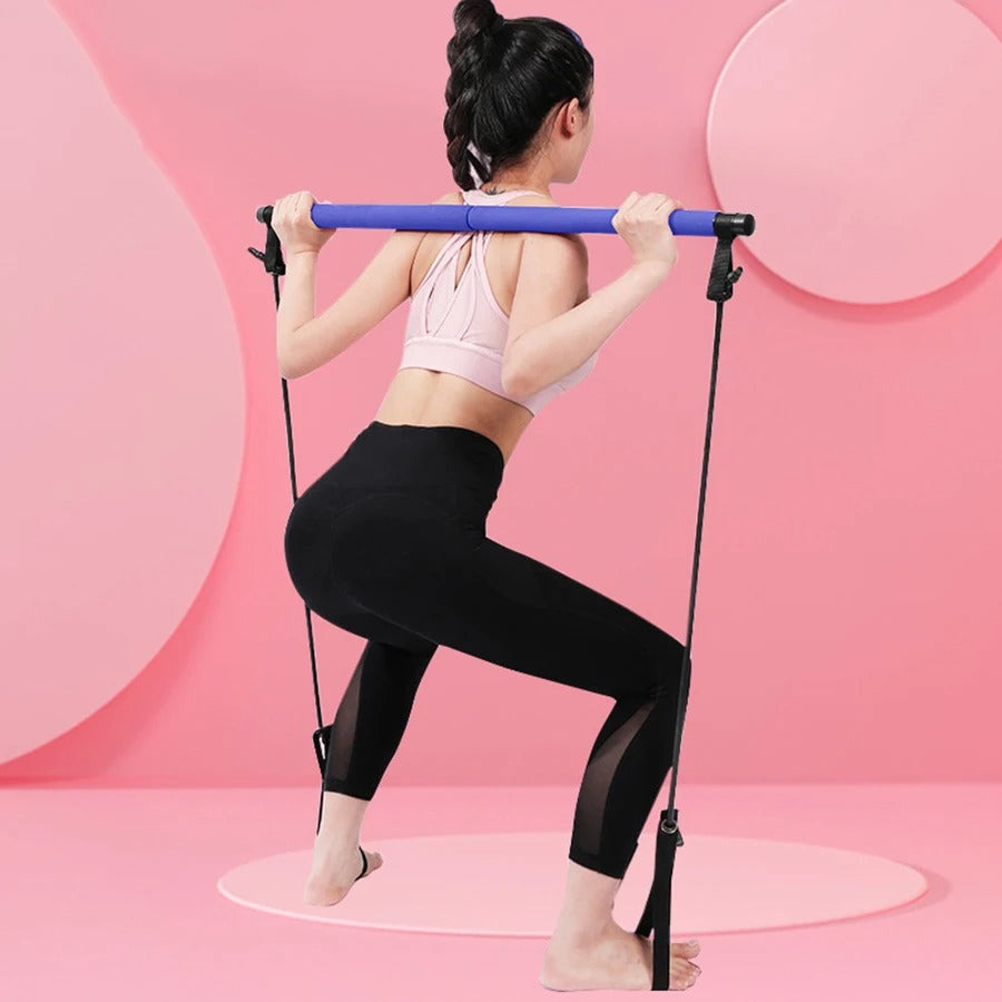 Pilates Resistance Band Stick